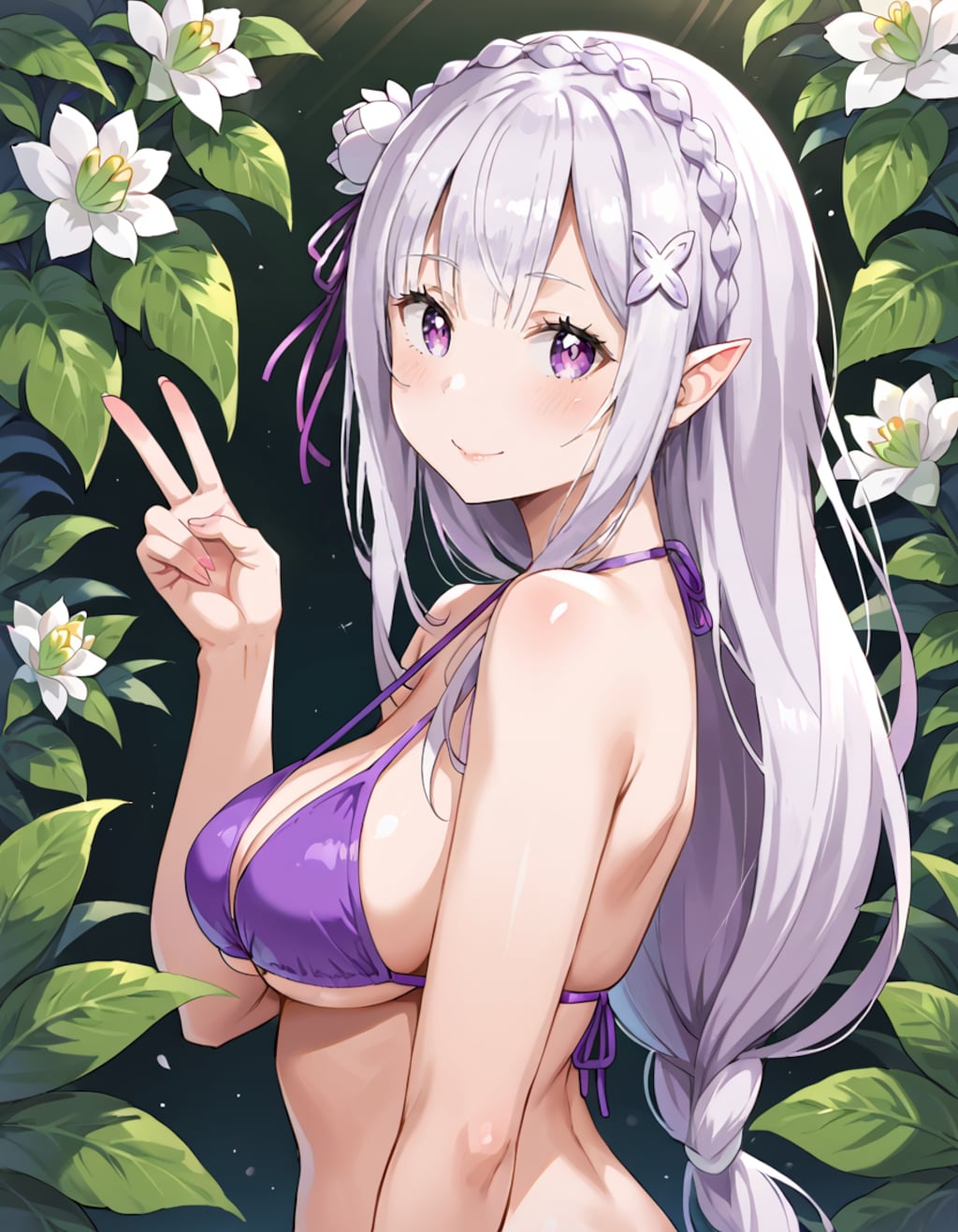 エミリアの水着