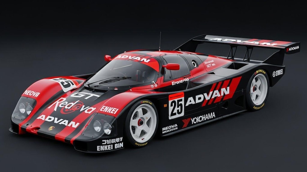 アドバンポルシェ962Cレーシングカー