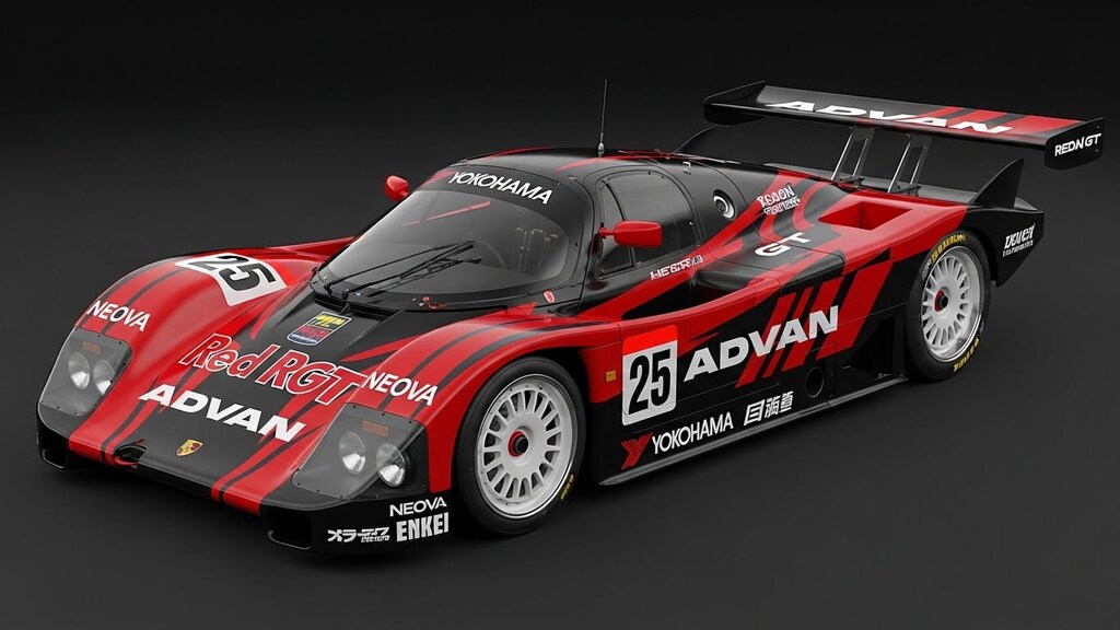 アドバンポルシェ962Cレーシングカー