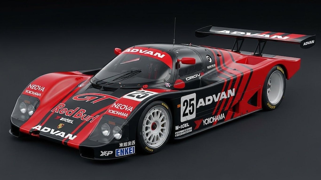 アドバンポルシェ962Cレーシングカー