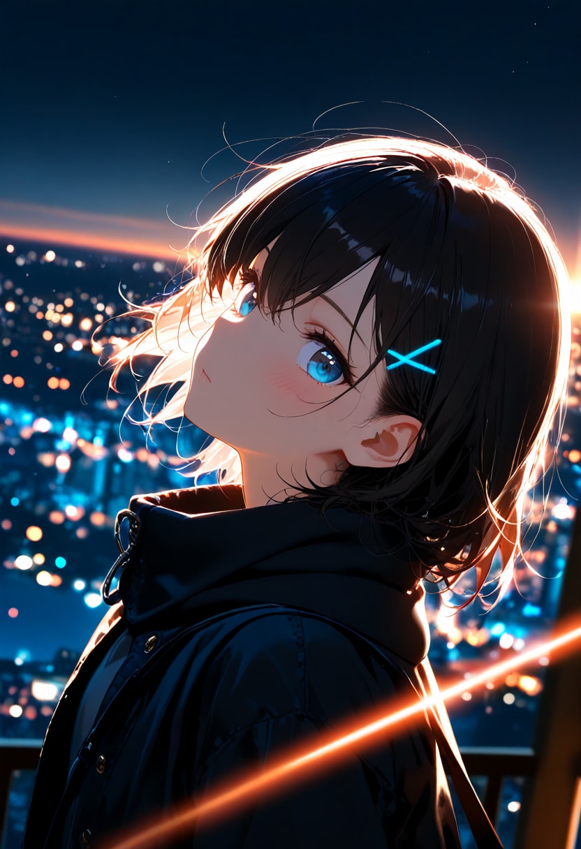 ポートレート(光と影)(cinematic lighting)(43)