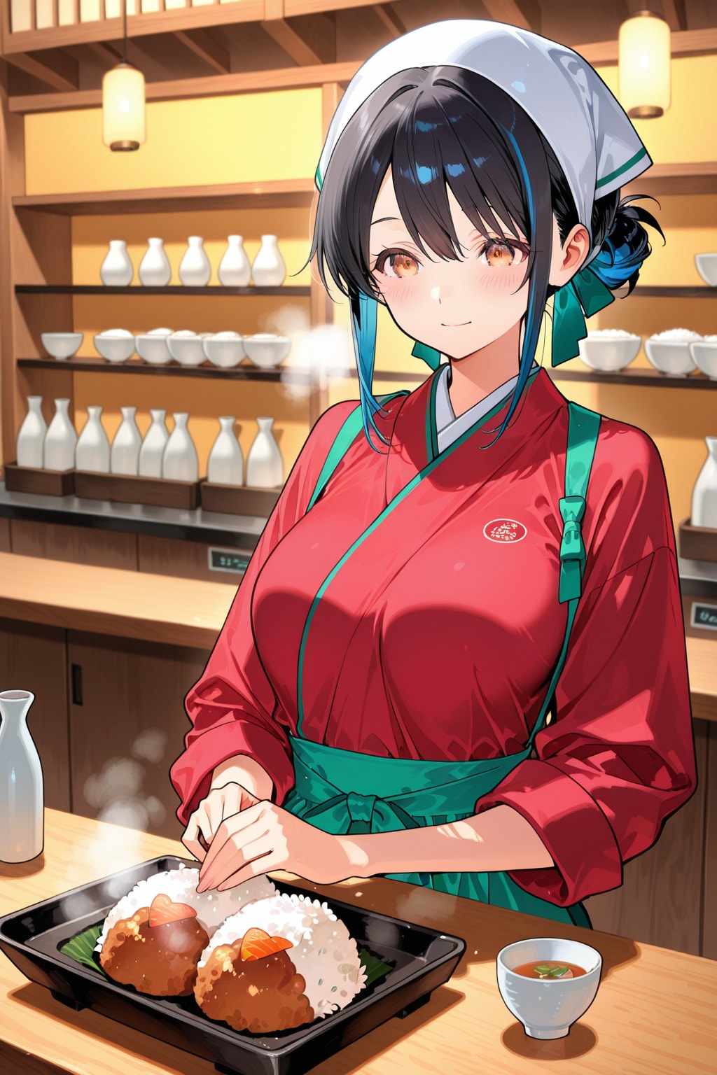 米を呑み食いする店 | の人気AIイラスト・グラビア