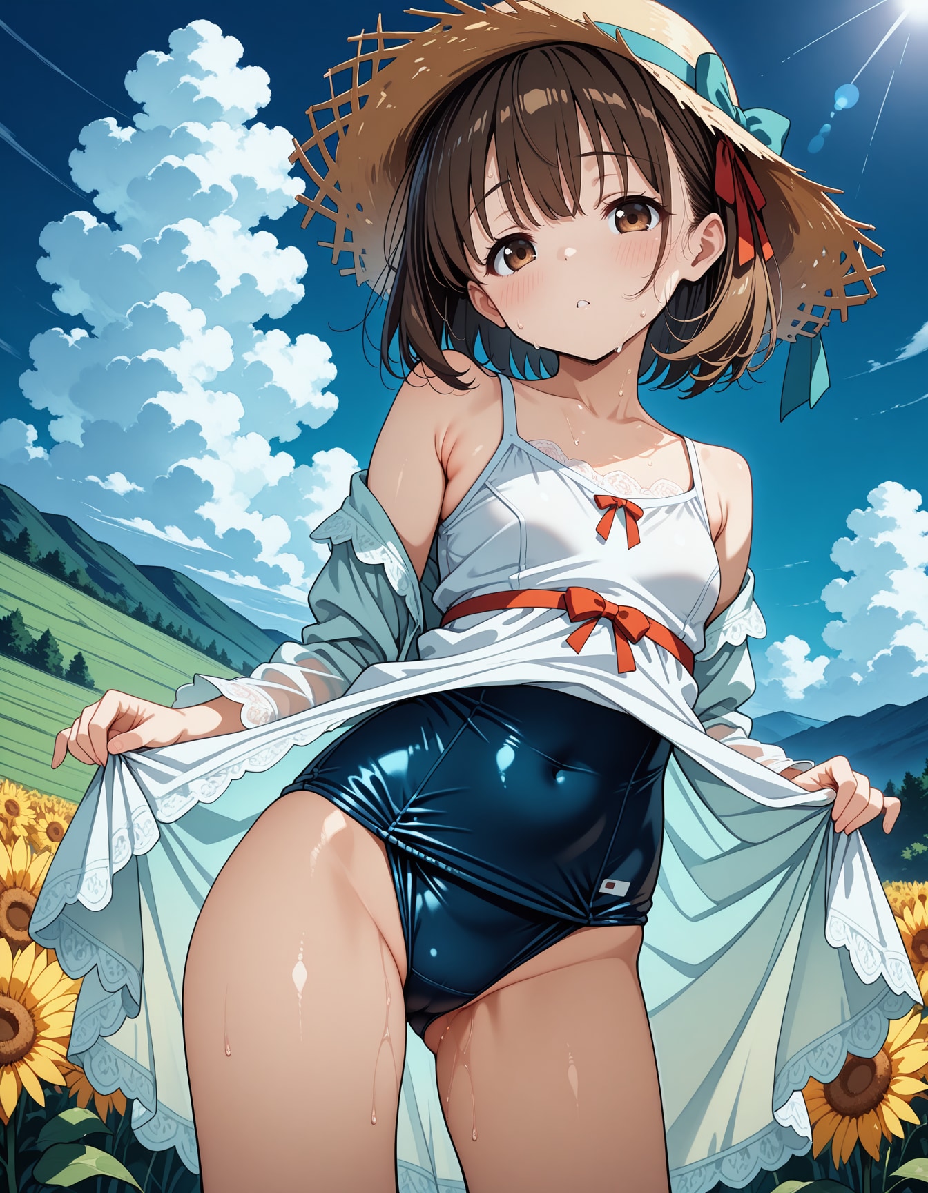 姪のドレスの下は…