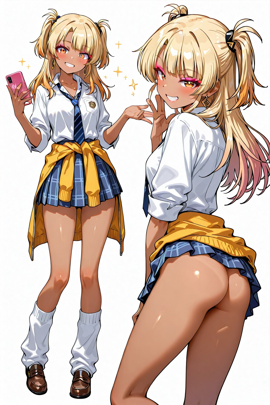 ノーパンのギャル