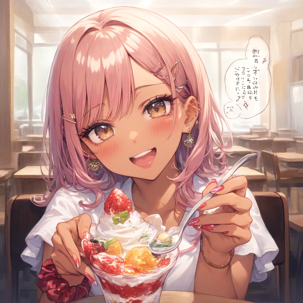 ギャルとカフェデート♡ | の人気AIイラスト・グラビア