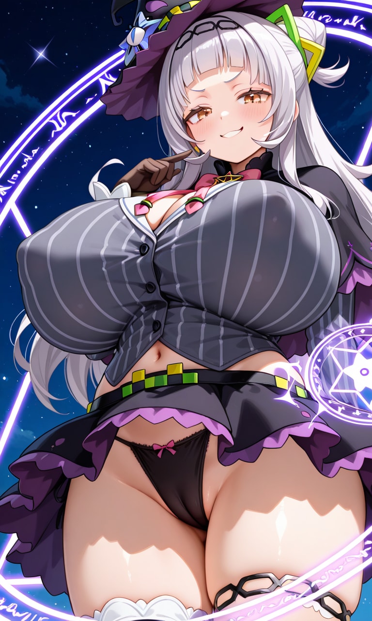 魔法で爆乳化したくせにドヤるざこざこしおん