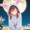 Rabbit Girl under the Moon 4枚目