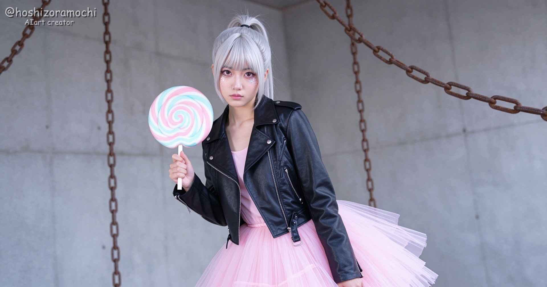 甘美な反逆｜コンクリートの街に咲く、ライダース＆ペロペロキャンディのパンク・ロリータ🍭🖤🎸💥