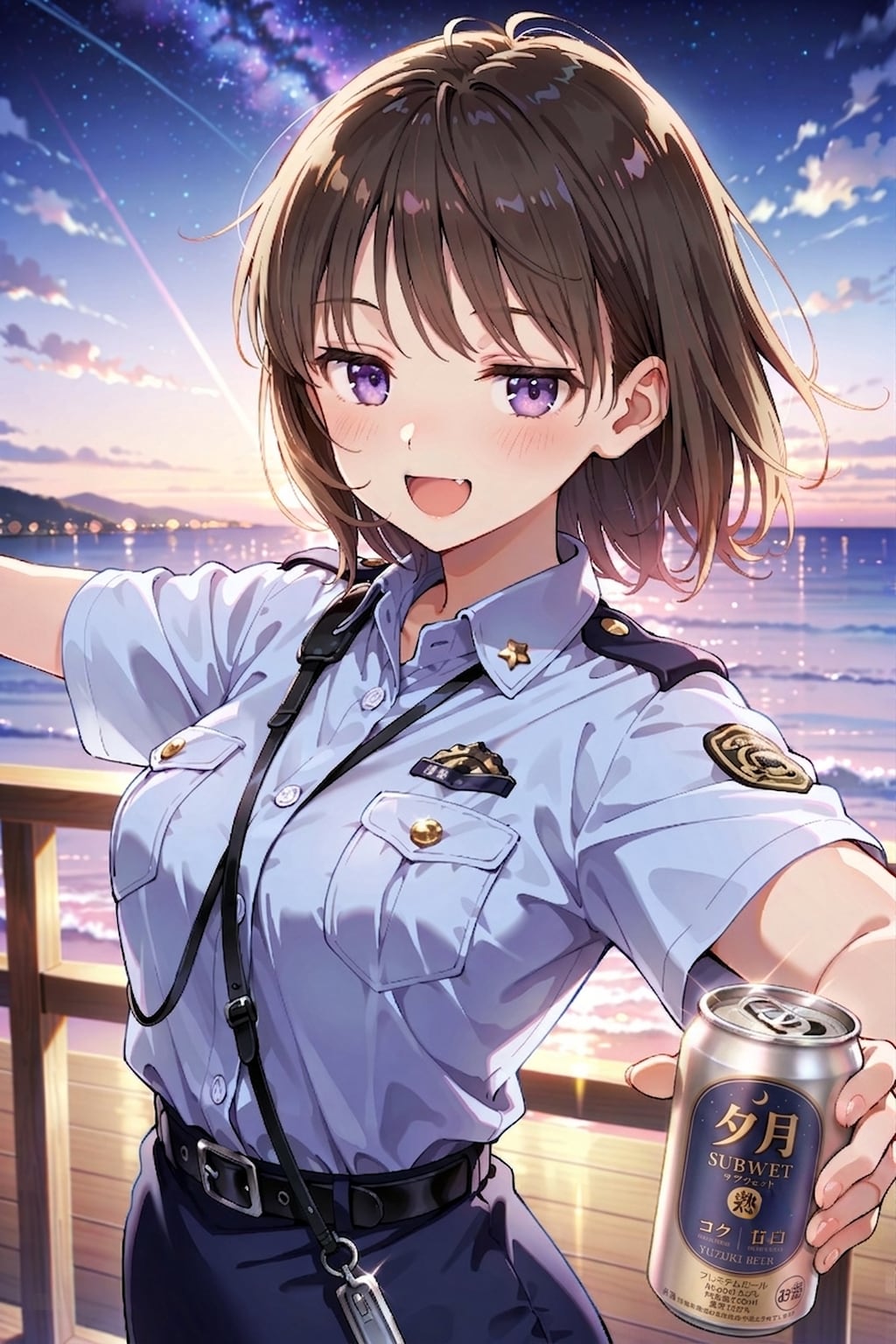 ジト目婦警さんとビール ～乾さつきのドライな日常～ Z724