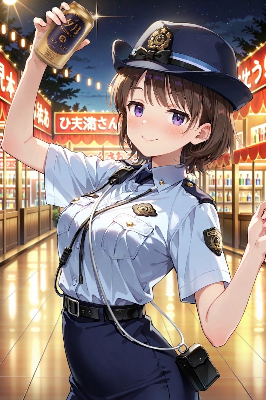 ジト目婦警さんとビール ～乾さつきのドライな日常～ Z724