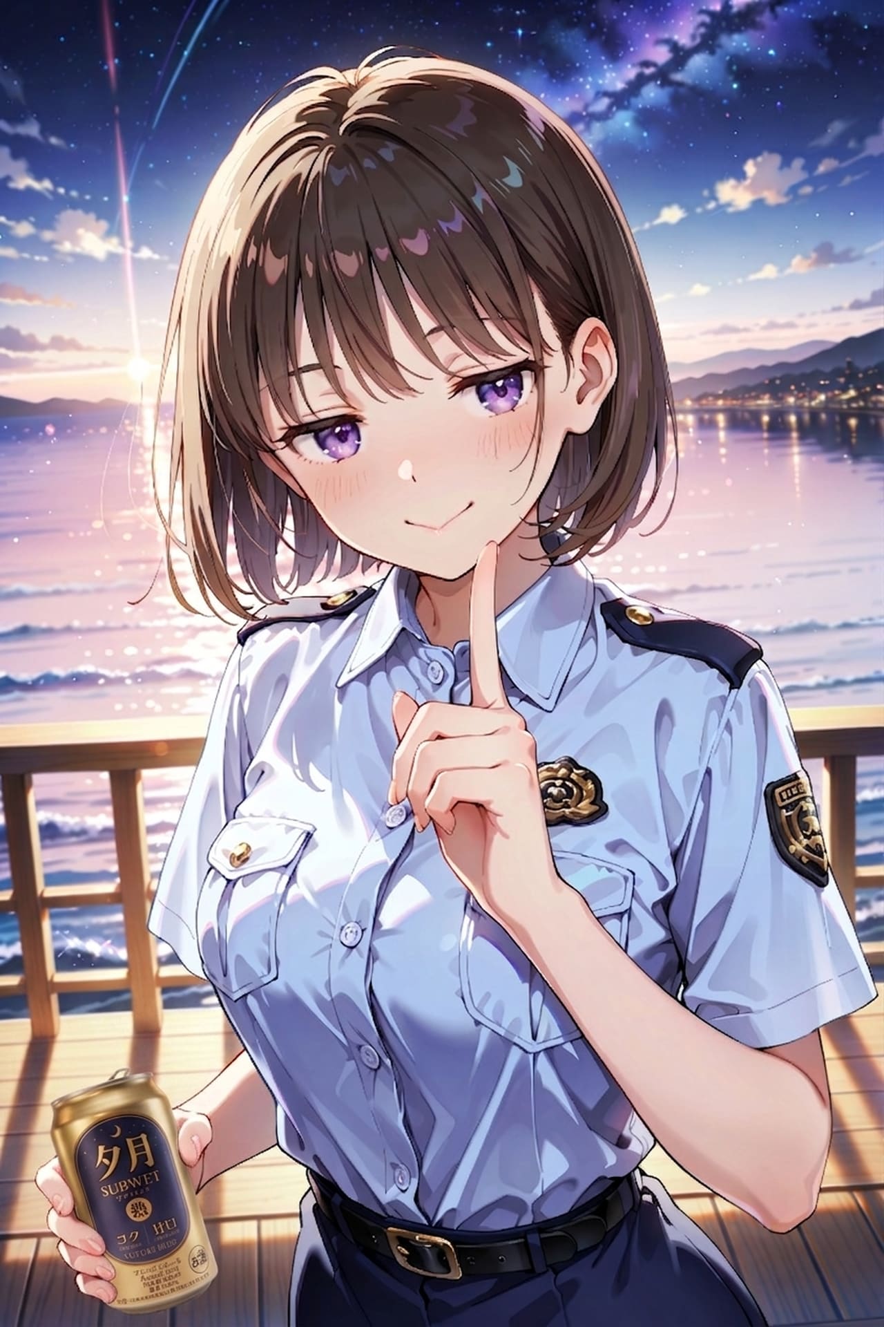 ジト目婦警さんとビール ～乾さつきのドライな日常～ Z724