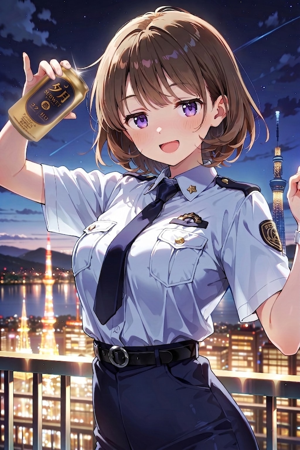 ジト目婦警さんとビール ～乾さつきのドライな日常～ Z724