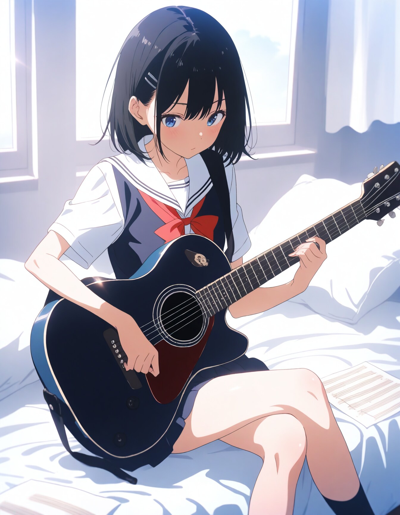 練習中