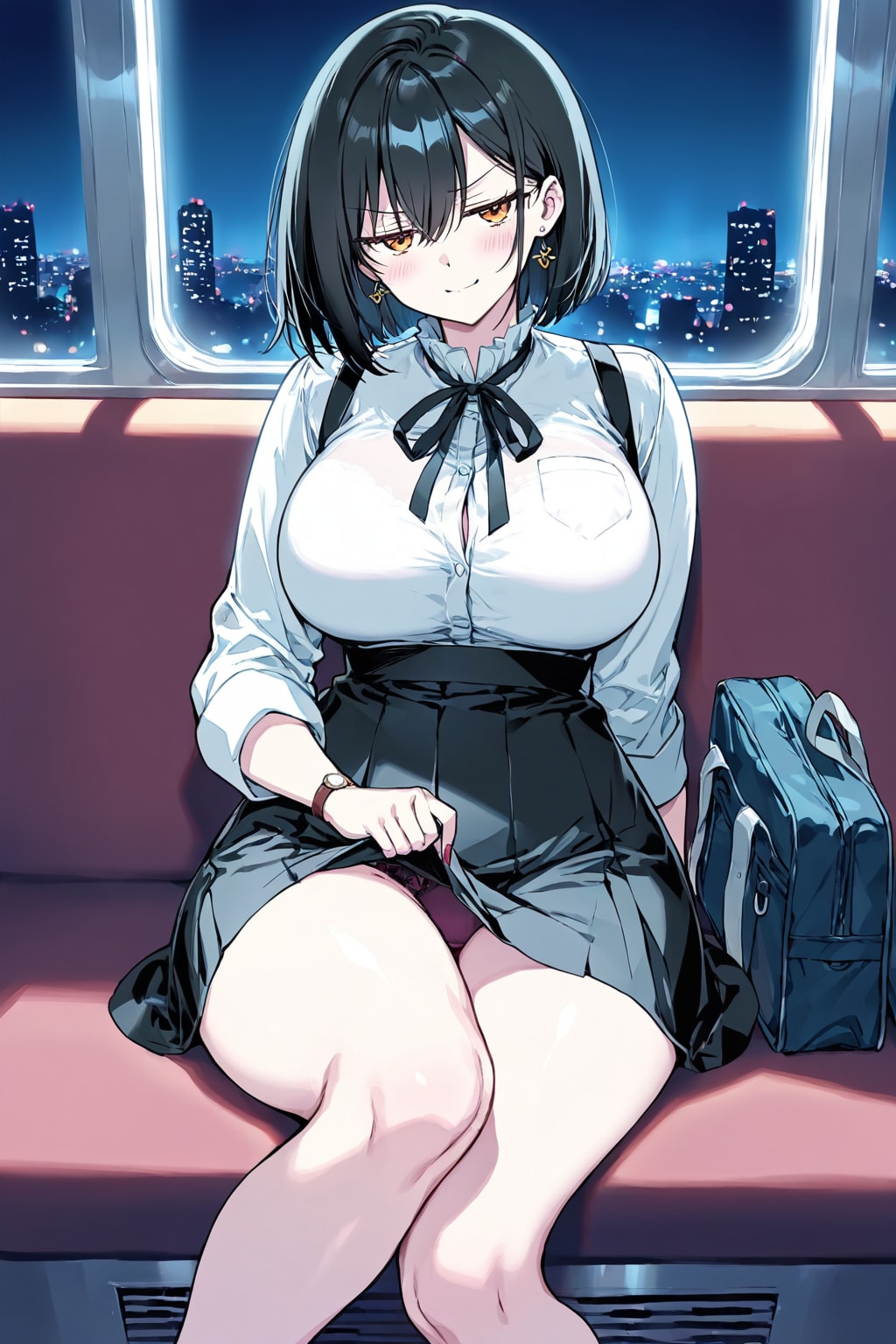 見せてくれる娘