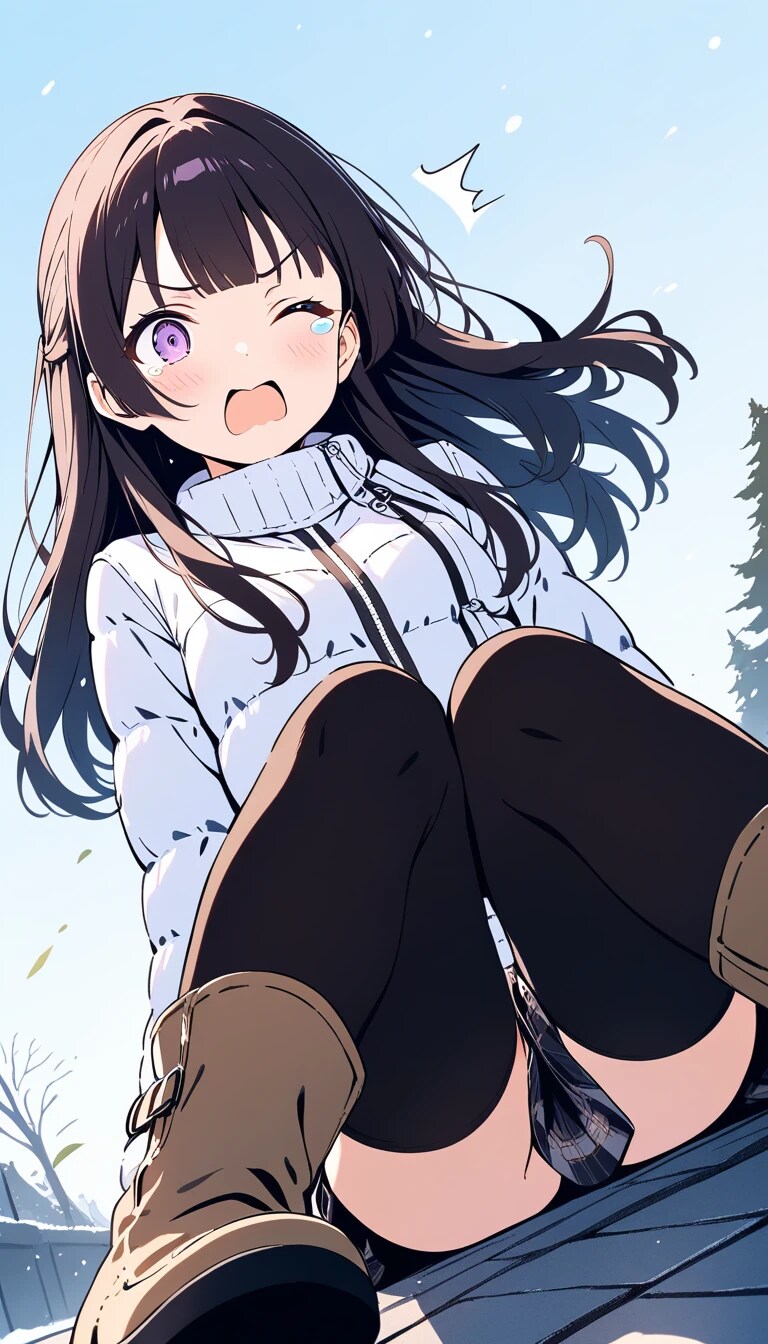 冬の休日『い、いったあああいっ！』カイリ（妹ちゃん）