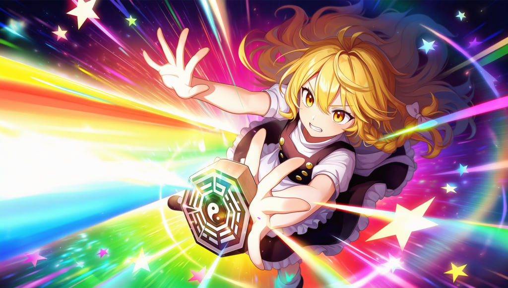 Ｖ4,5フル　東方　魔理沙　恋符「マスタースパーク」