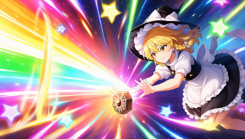 Ｖ4,5フル　東方　魔理沙　恋符「マスタースパーク」