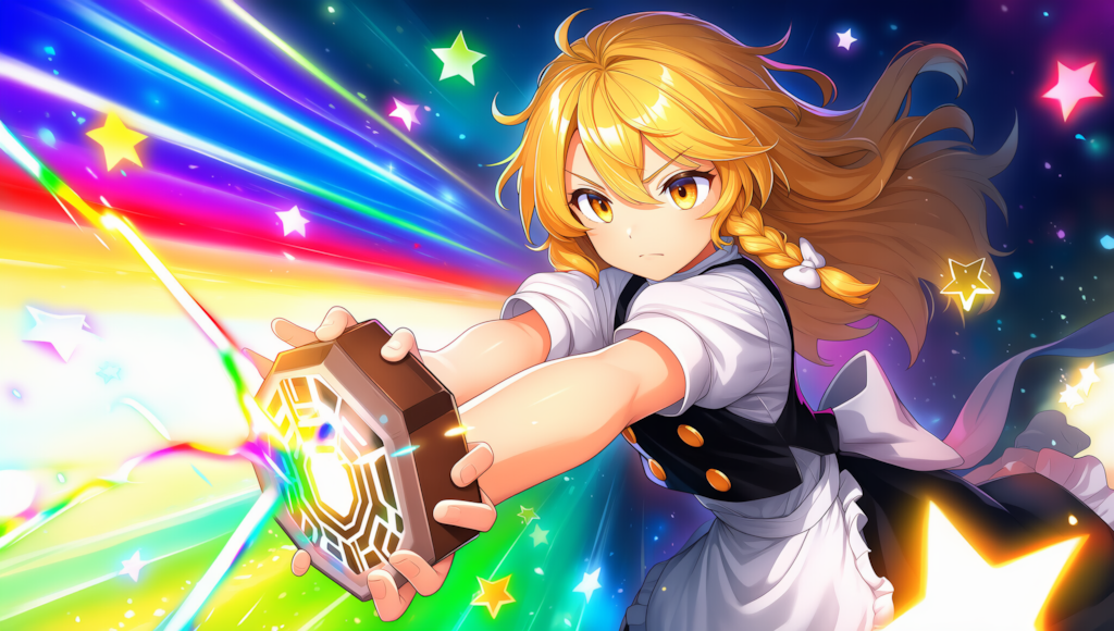 Ｖ4,5フル　東方　魔理沙　恋符「マスタースパーク」