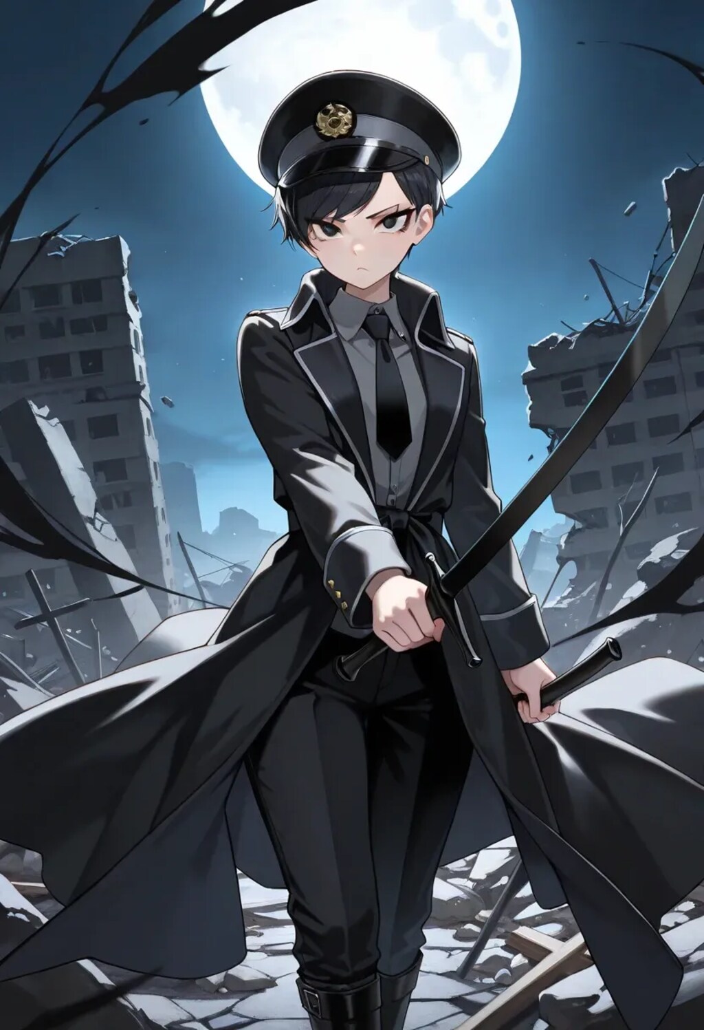 小説『月島翼基ー黒の協会長ー』【ニャンノ世界】