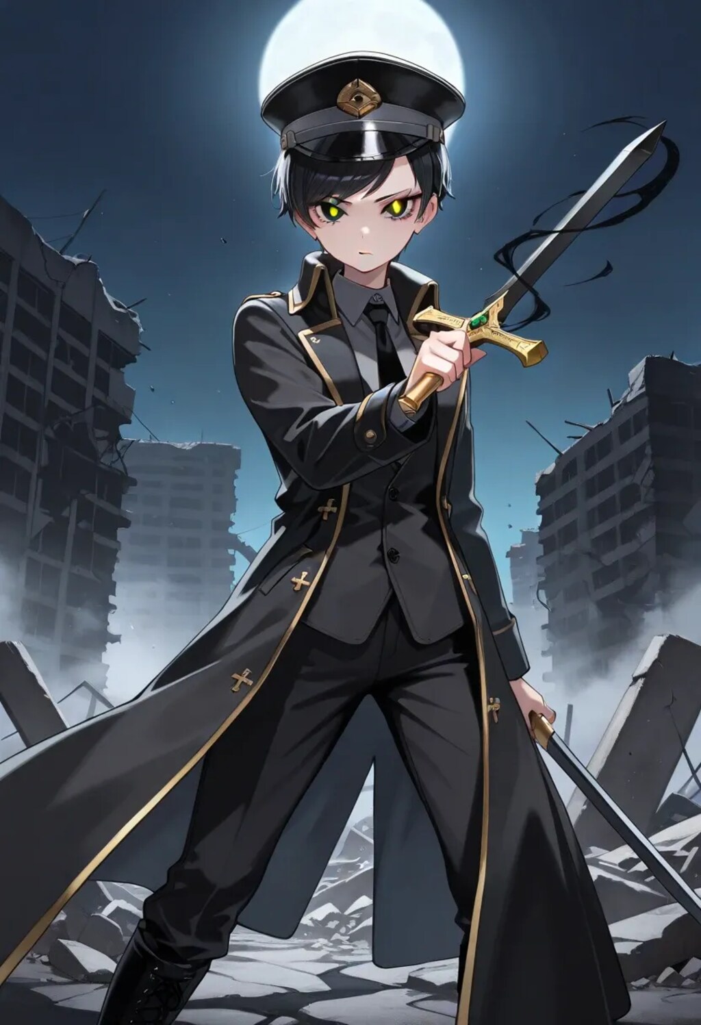 小説『月島翼基ー黒の協会長ー』【ニャンノ世界】