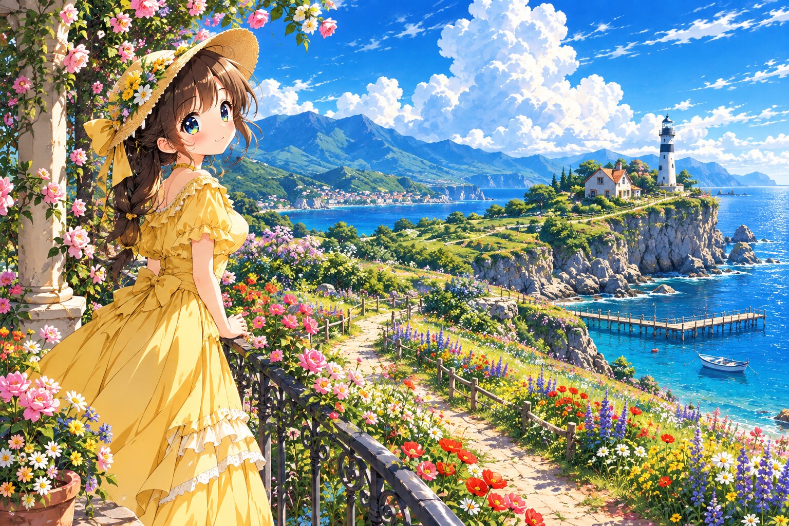 ご両親の都合で別荘に引っ越したお嬢様の小さな冒険の始まり | の人気AIイラスト・グラビア
