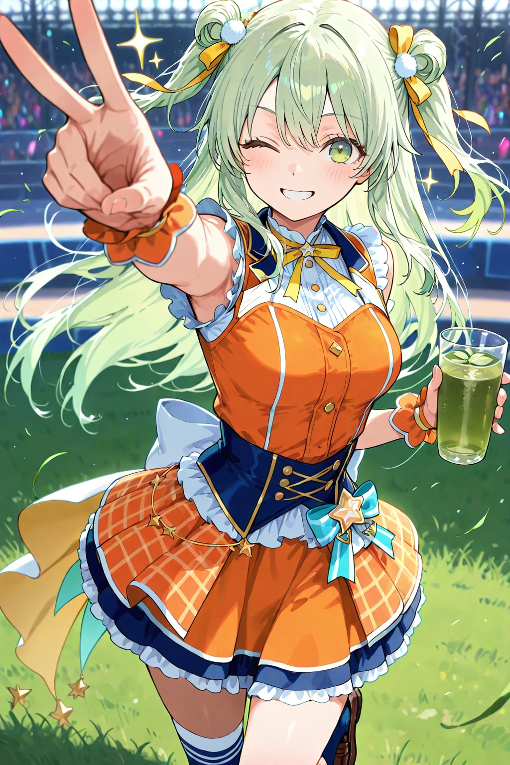 ロングにイメチェン