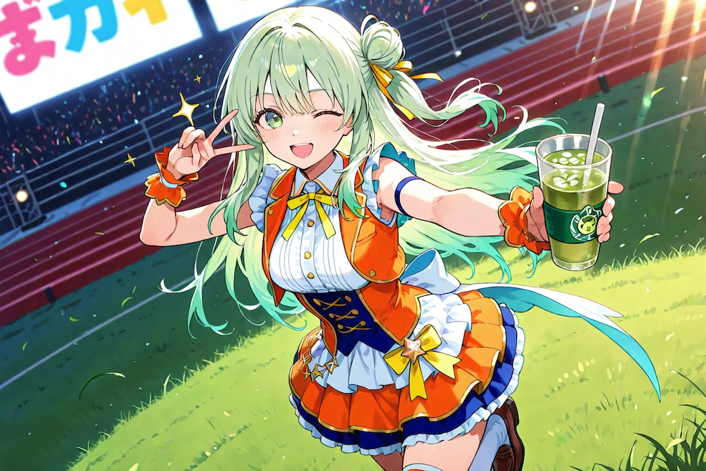 ロングにイメチェン