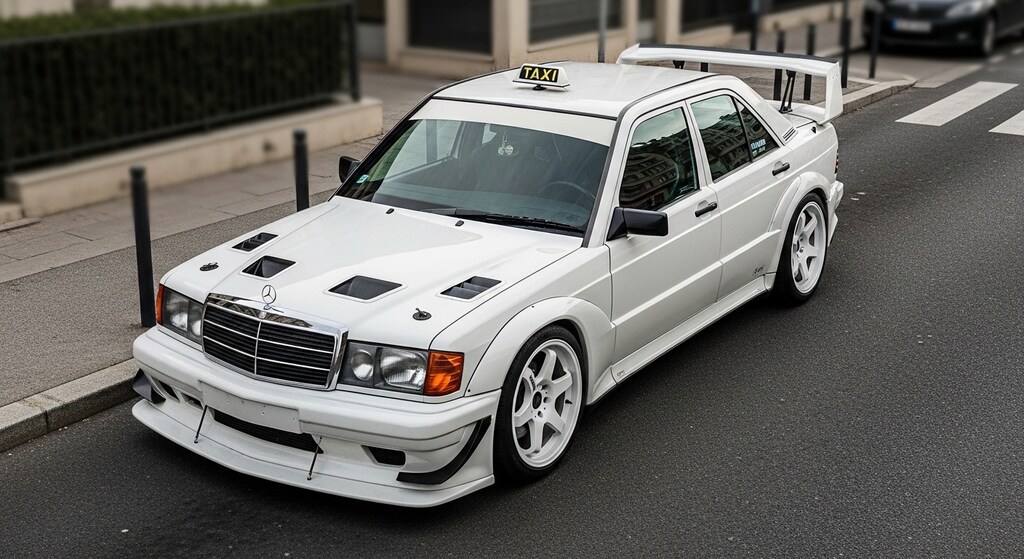 メルセデスベンツE190エボリューションタクシーのドリ車