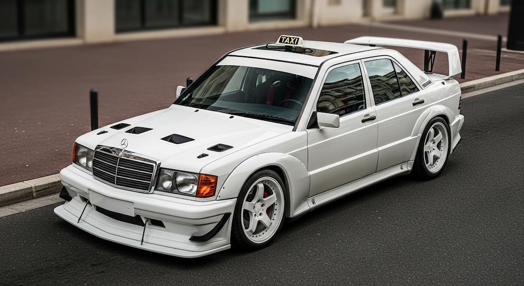 メルセデスベンツE190エボリューションタクシーのドリ車