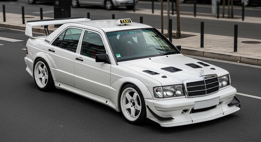 メルセデスベンツE190エボリューションタクシーのドリ車