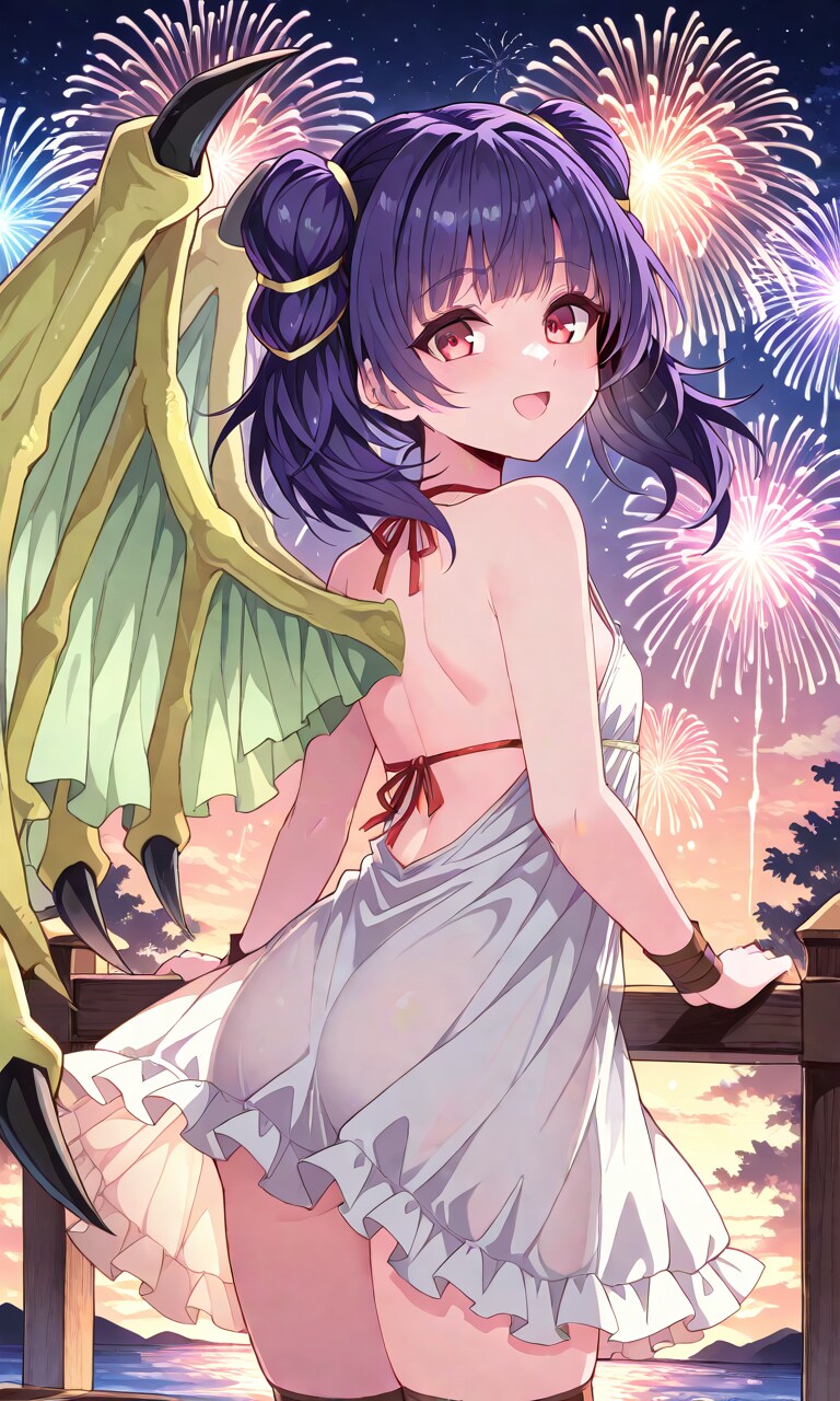 夏と花火と少女