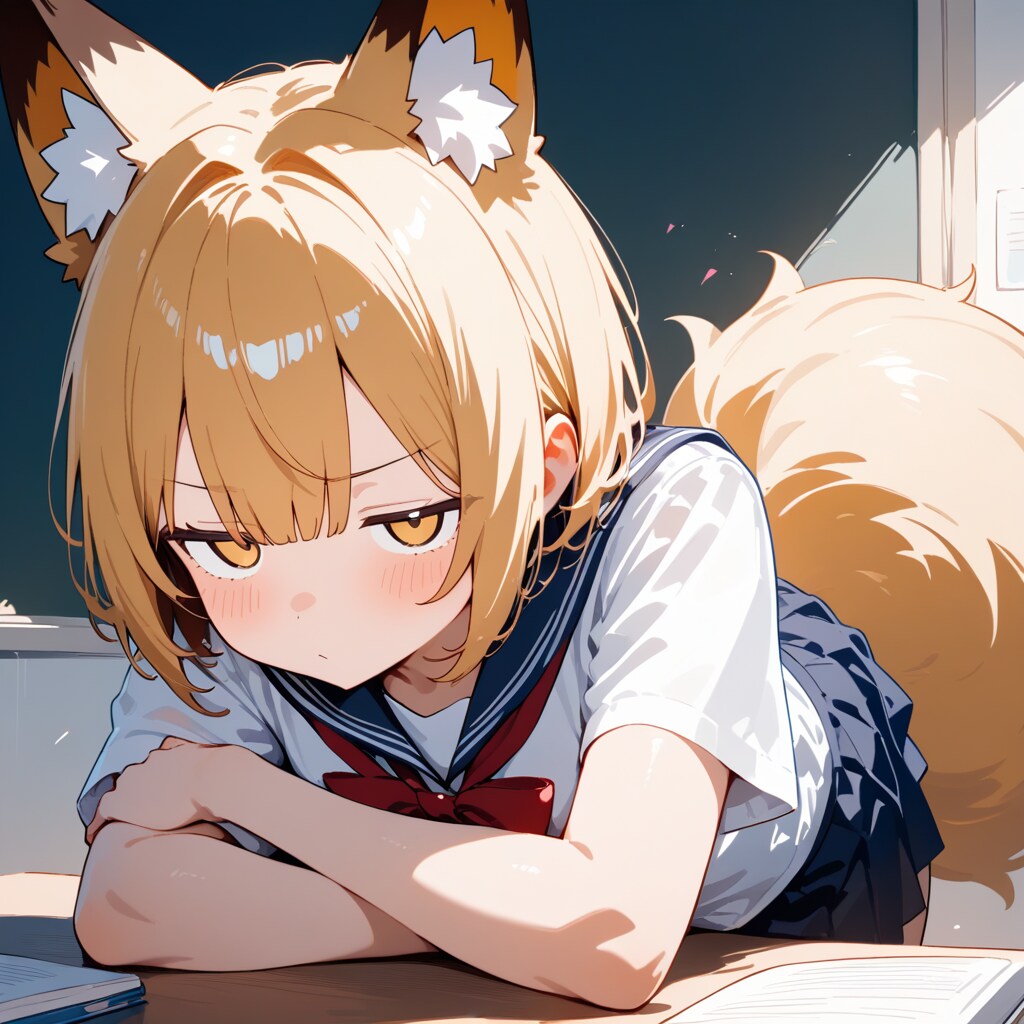 セーラー服おツネ | の人気AIイラスト・グラビア