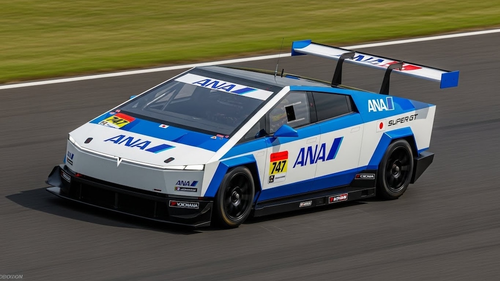 ANA テスラサイバートラックレーシングカー