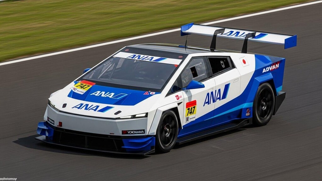 ANA テスラサイバートラックレーシングカー