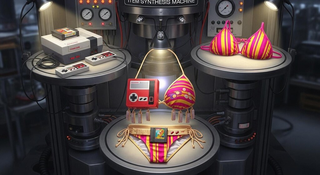 ファミコンと何かを合成