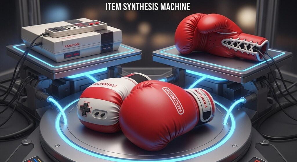 ファミコンと何かを合成