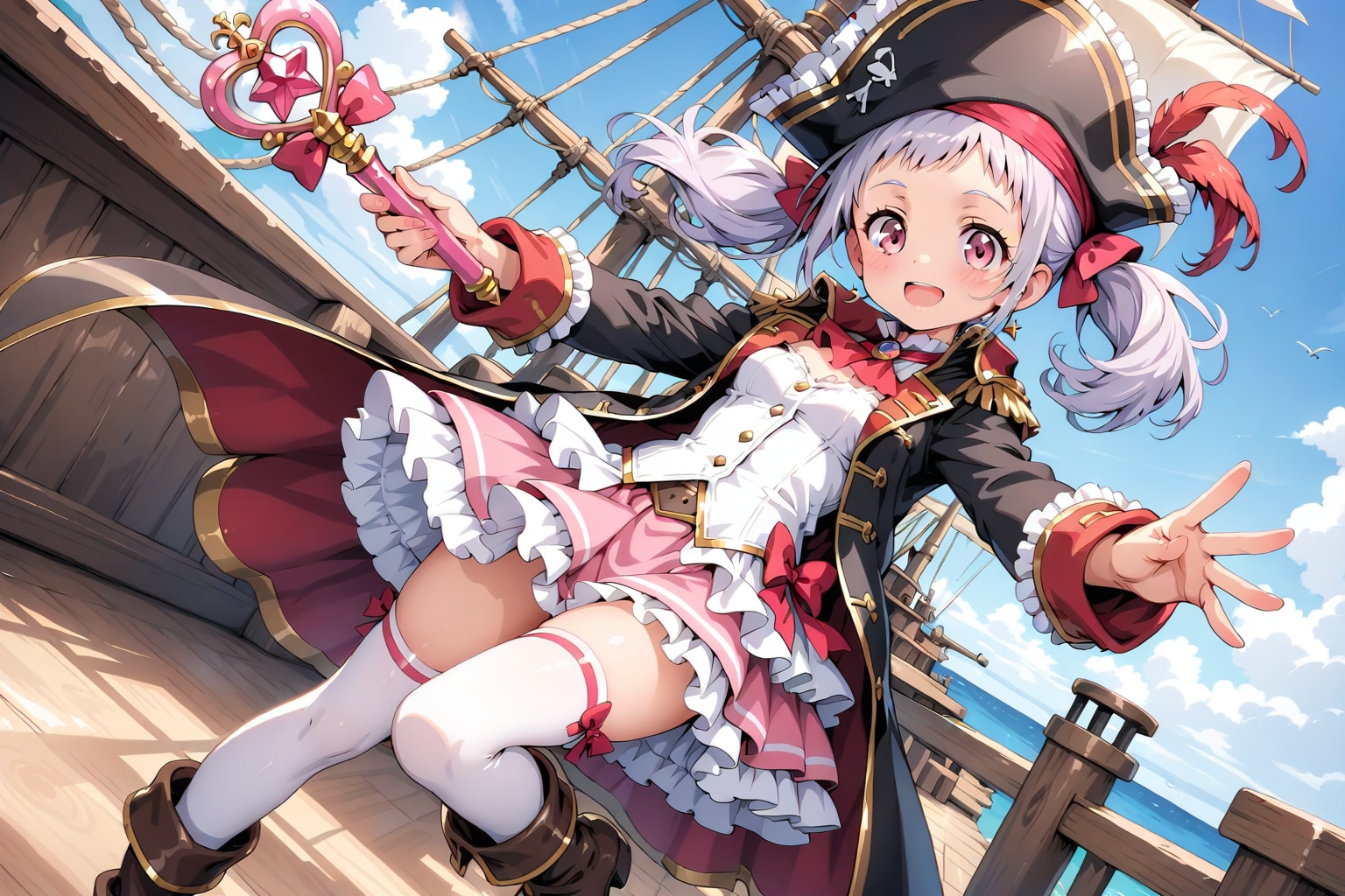 マジカルパイレーツ白ちゃん | の人気AIイラスト・グラビア