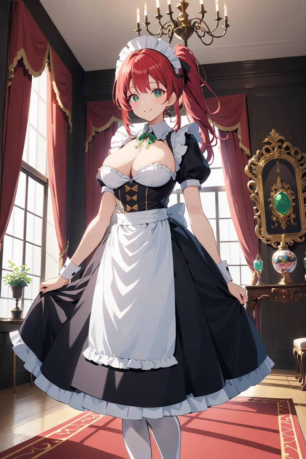 「お帰りなさいませ、ご主人様」 | の人気AIイラスト・グラビア