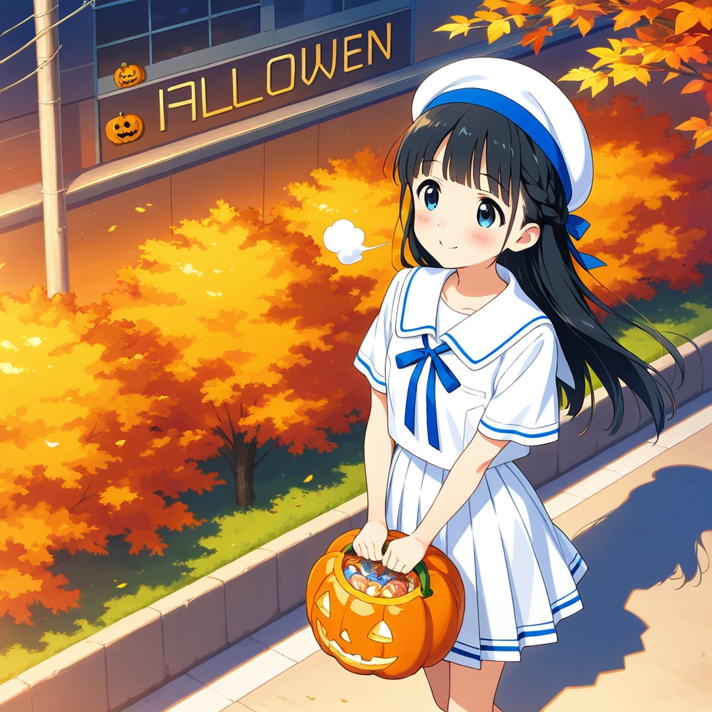 ハロウィンの準備にいくのです | の人気AIイラスト・グラビア