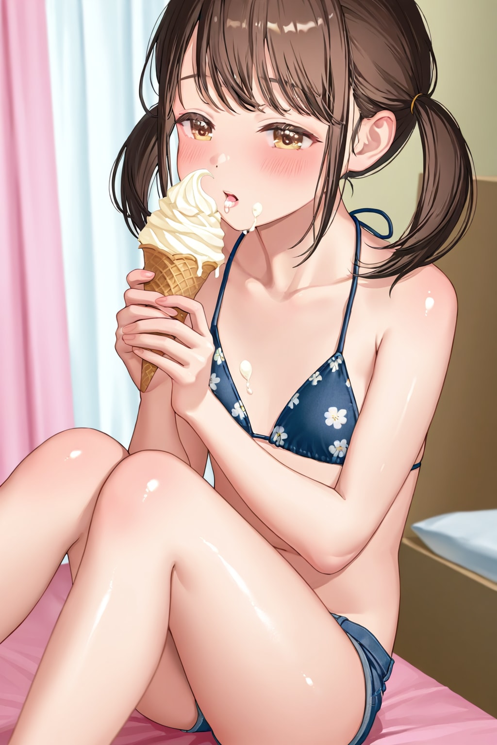 見つめられると恥ずかしいよぅ・・・。