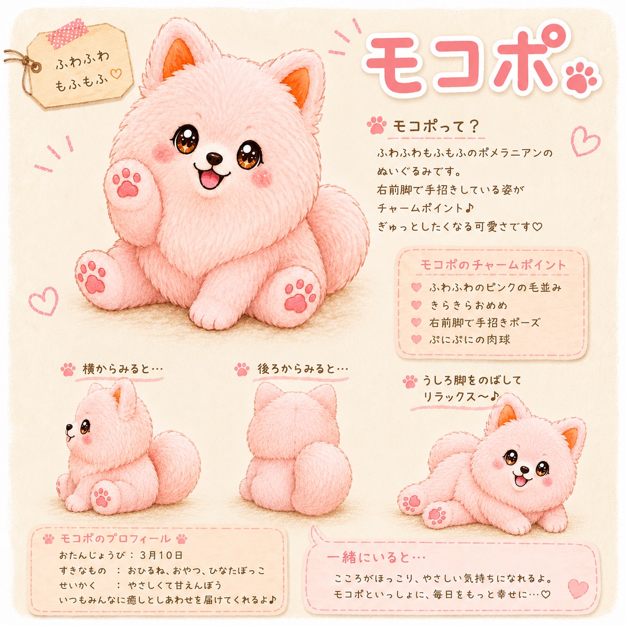 ポメラニアンの「モコポ」だよ☆