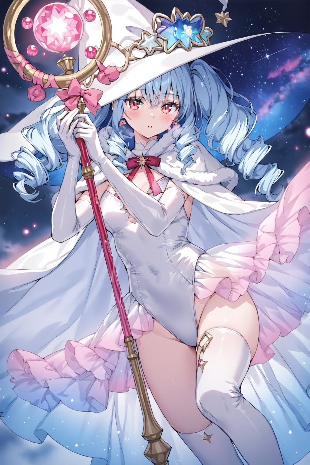 青髪の魔法少女