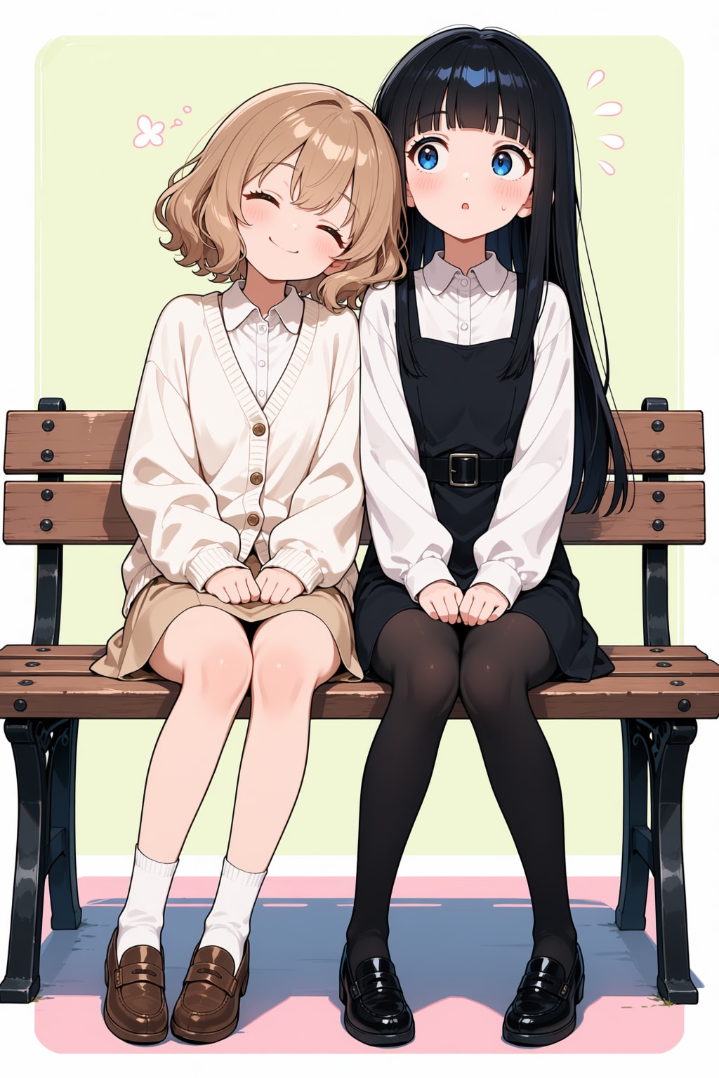 Animaで2キャラ絡ませ ③ベンチでいちゃいちゃ編【簡単チュートリアル】