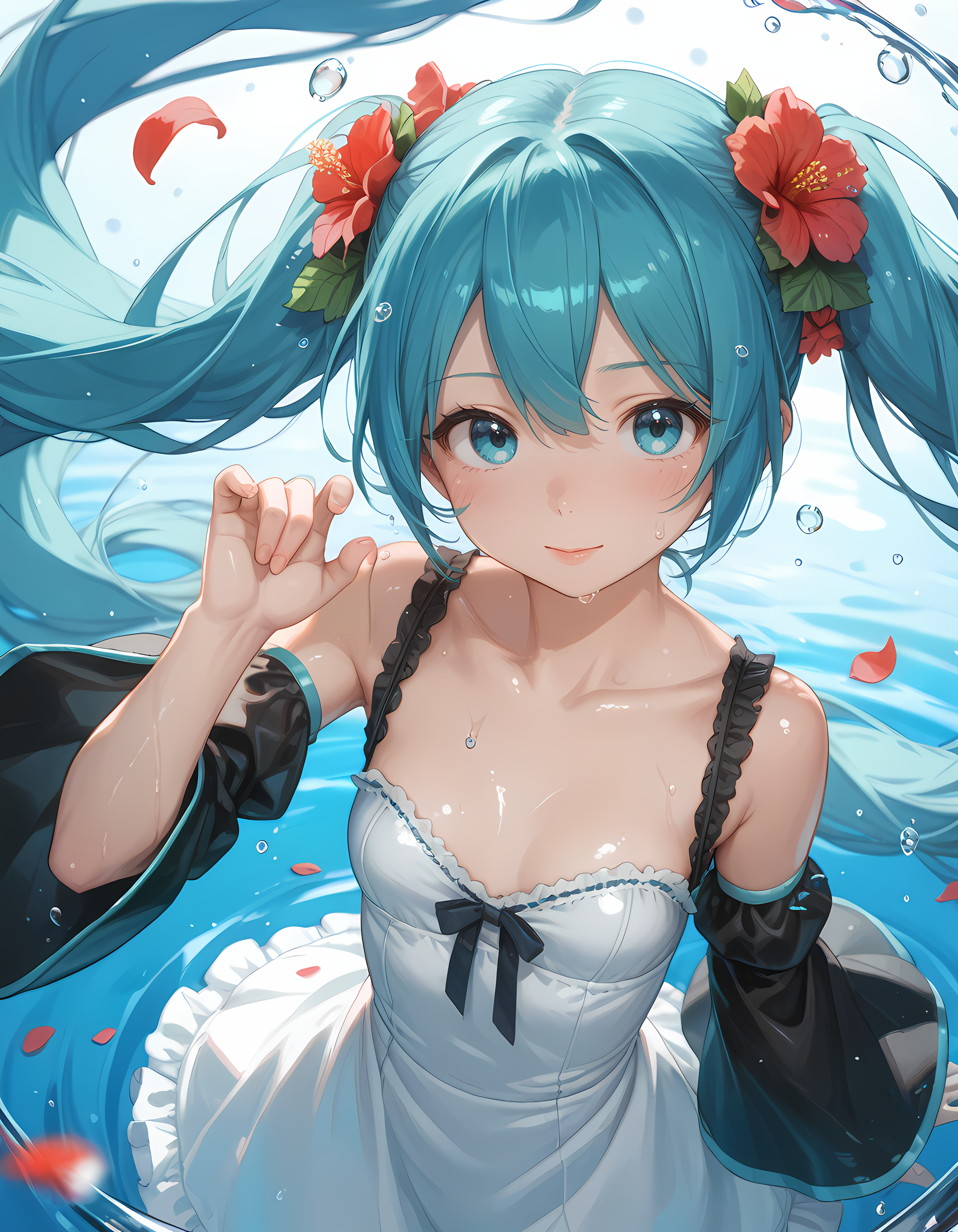 偏在するミクさん♬ | の人気AIイラスト・グラビア