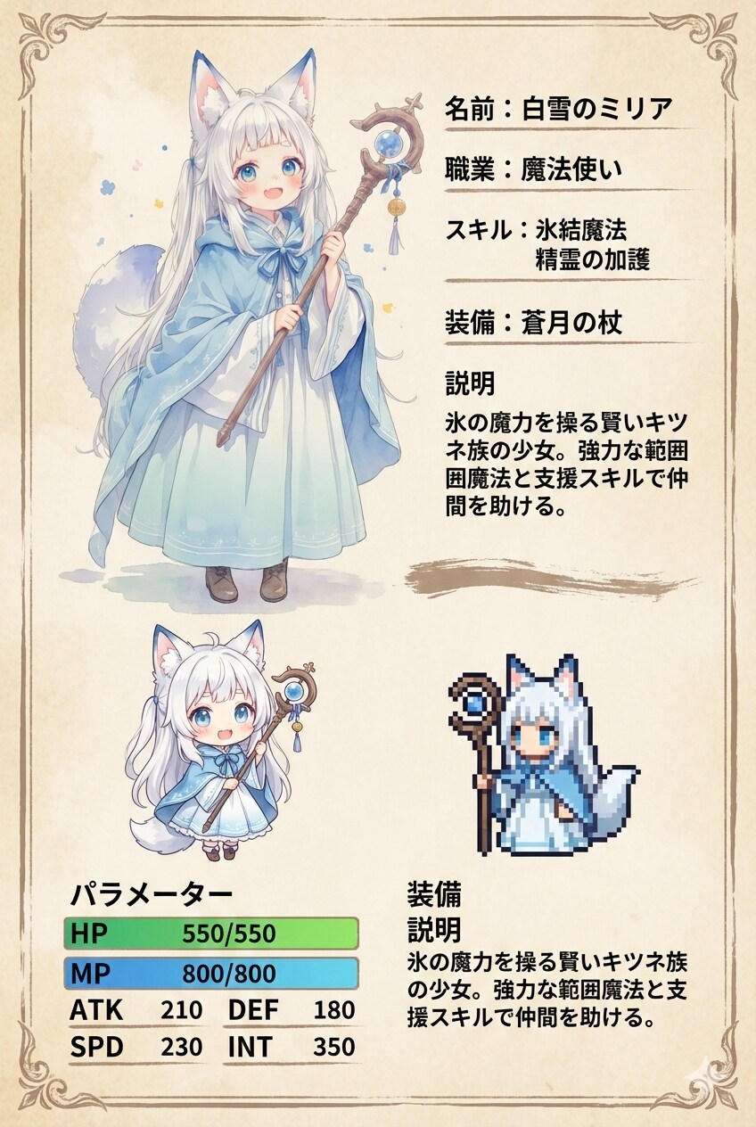 白雪のミリア