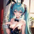 バニーガールミク1 2枚目