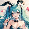バニーガールミク1 3枚目