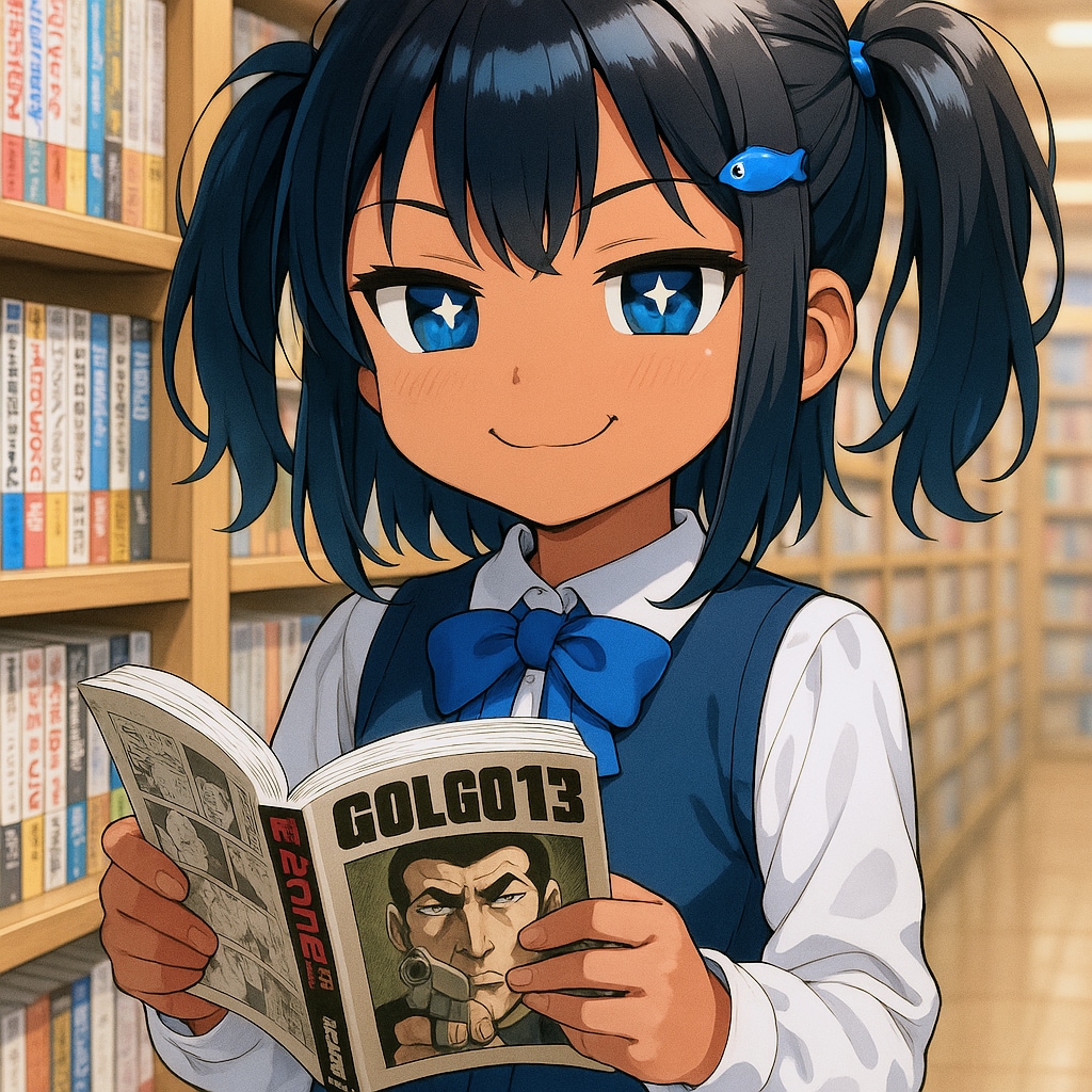 BOOK・OFFで立ち読みするこなつちゃん