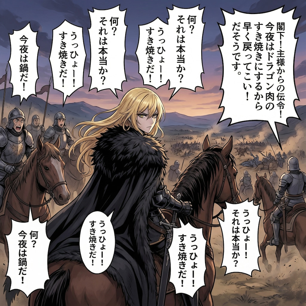 今夜はすき焼き。