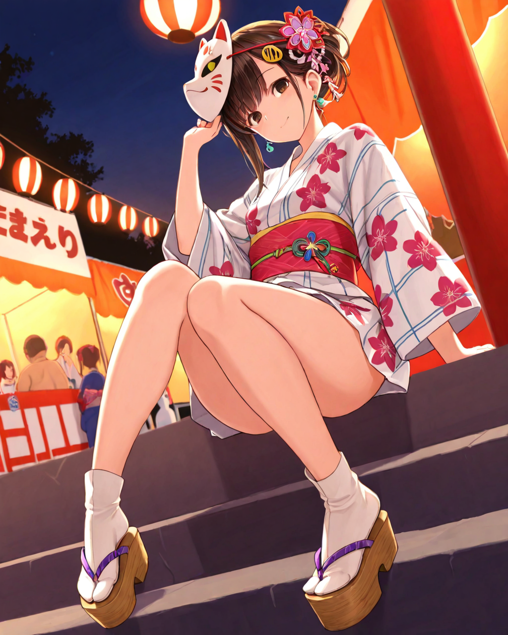 浴衣の子
